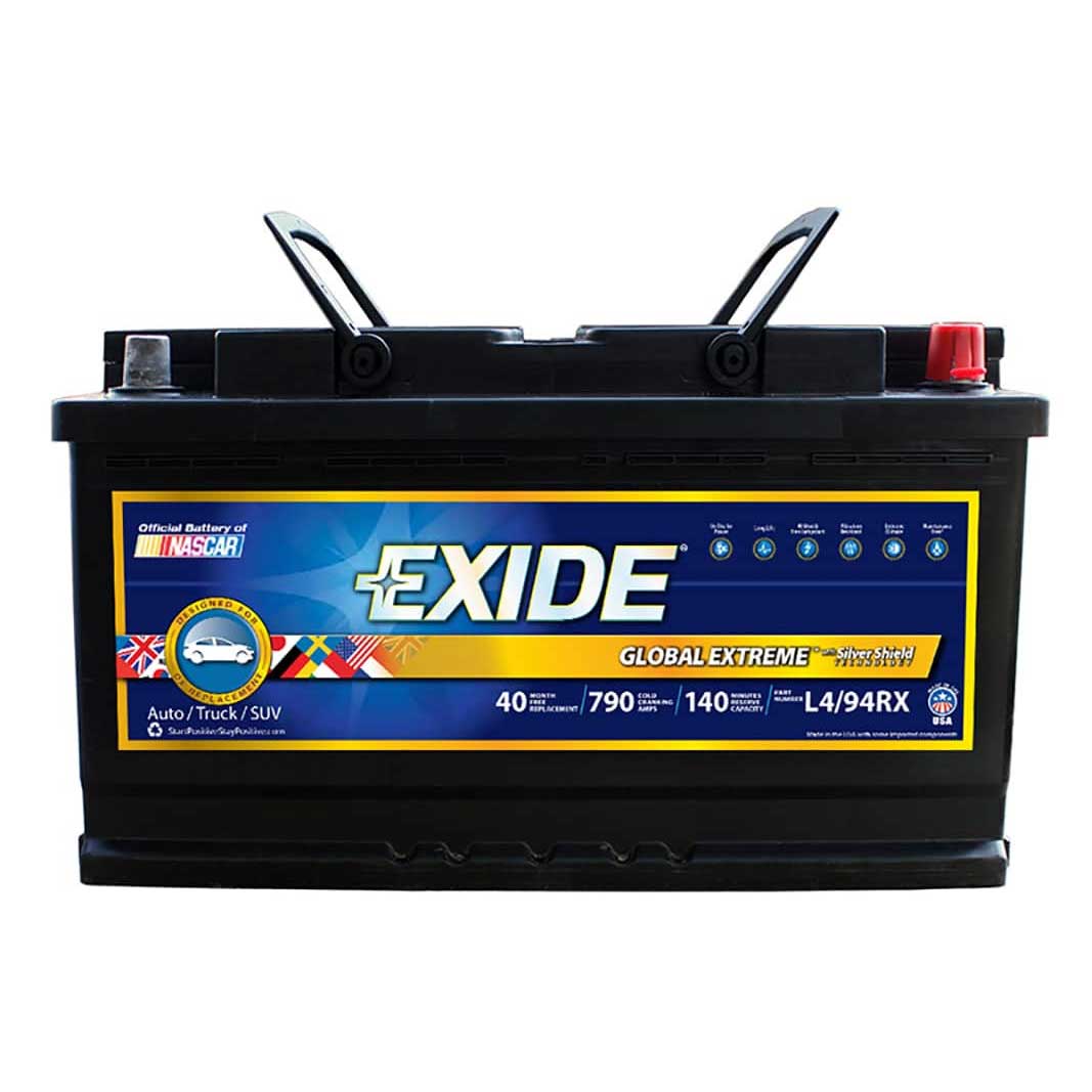 Exide® Global Extreme® Auto/Truck/SUV/Van Battery - 12V, L4/94RX