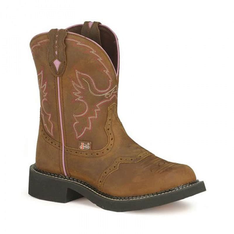 Justin Boots® 8" Gypsy Collection Western Boot - Aged Bark, size 7 B width