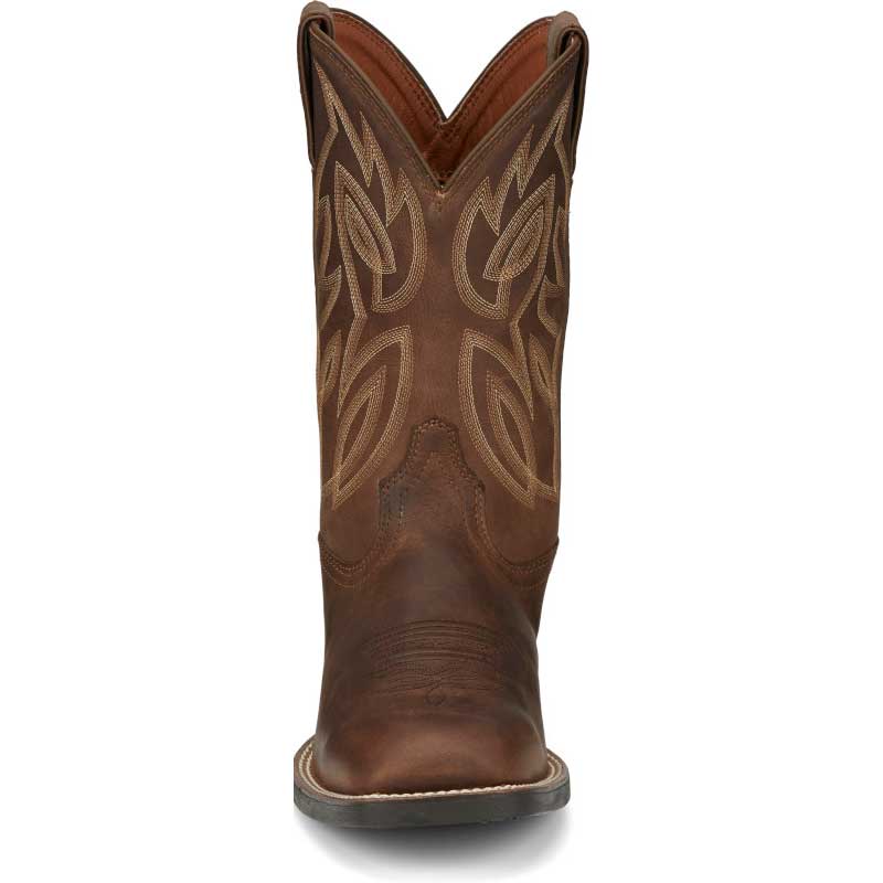 Justin Canter Dusky 11" Men's Square-Toe Boot - Brown, 9, D View 1 of 5