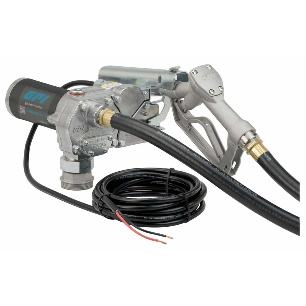 GPI 12V DC, 15 GPM Manual Economy Fuel Transfer Pump - 0000002839