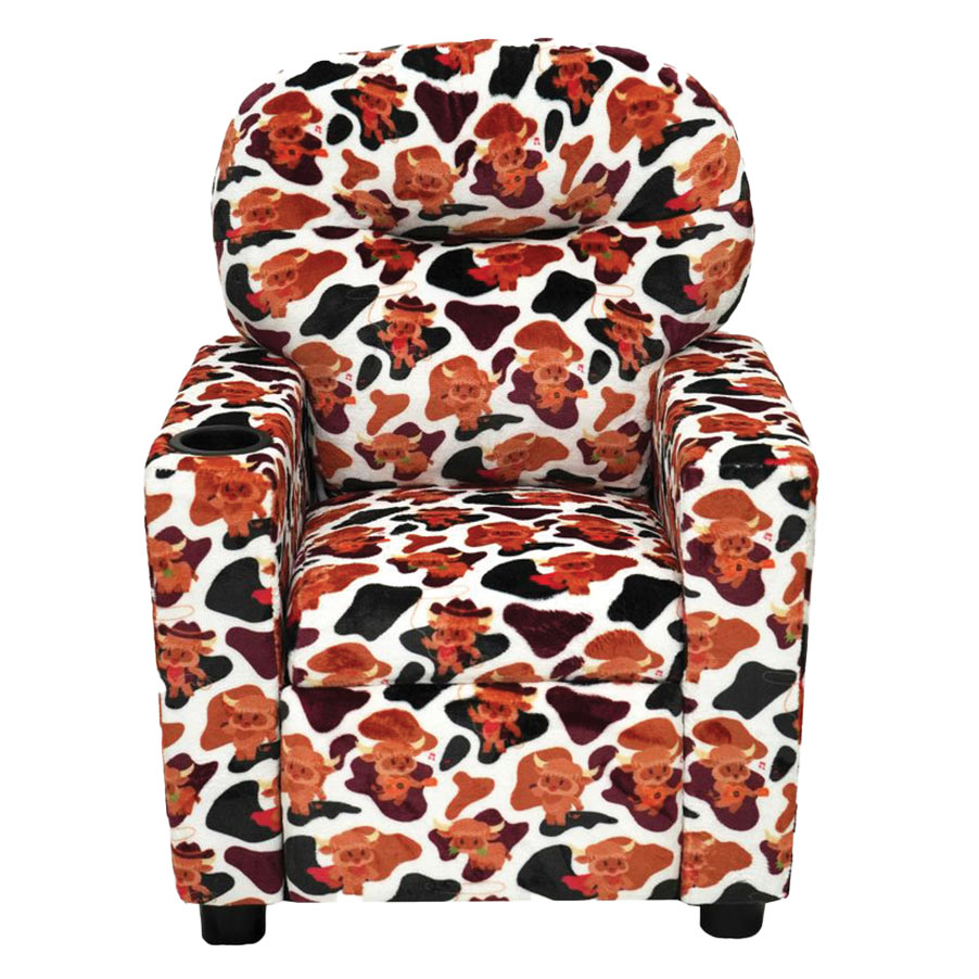 Dreamy Daze Reclining Kids Chair, Highland Cow