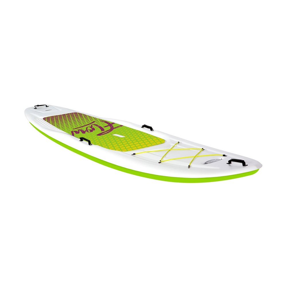 Pelican Sup Flow 106 Paddle Board, White/Lime - 0000000422 - Runnings