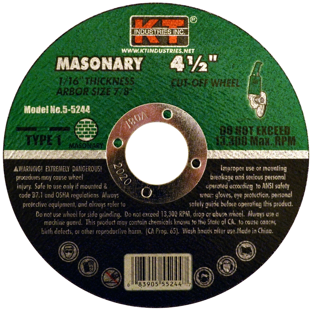 Lincoln Abrasives 4.5 Cut-Off Wheels 100 Pack - .040 Metal And - View #4