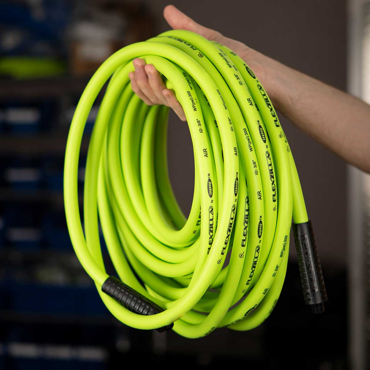 Flexzilla 1/2 In. x 50 Ft. Polymer-Blend Air Hose with 3/8 In