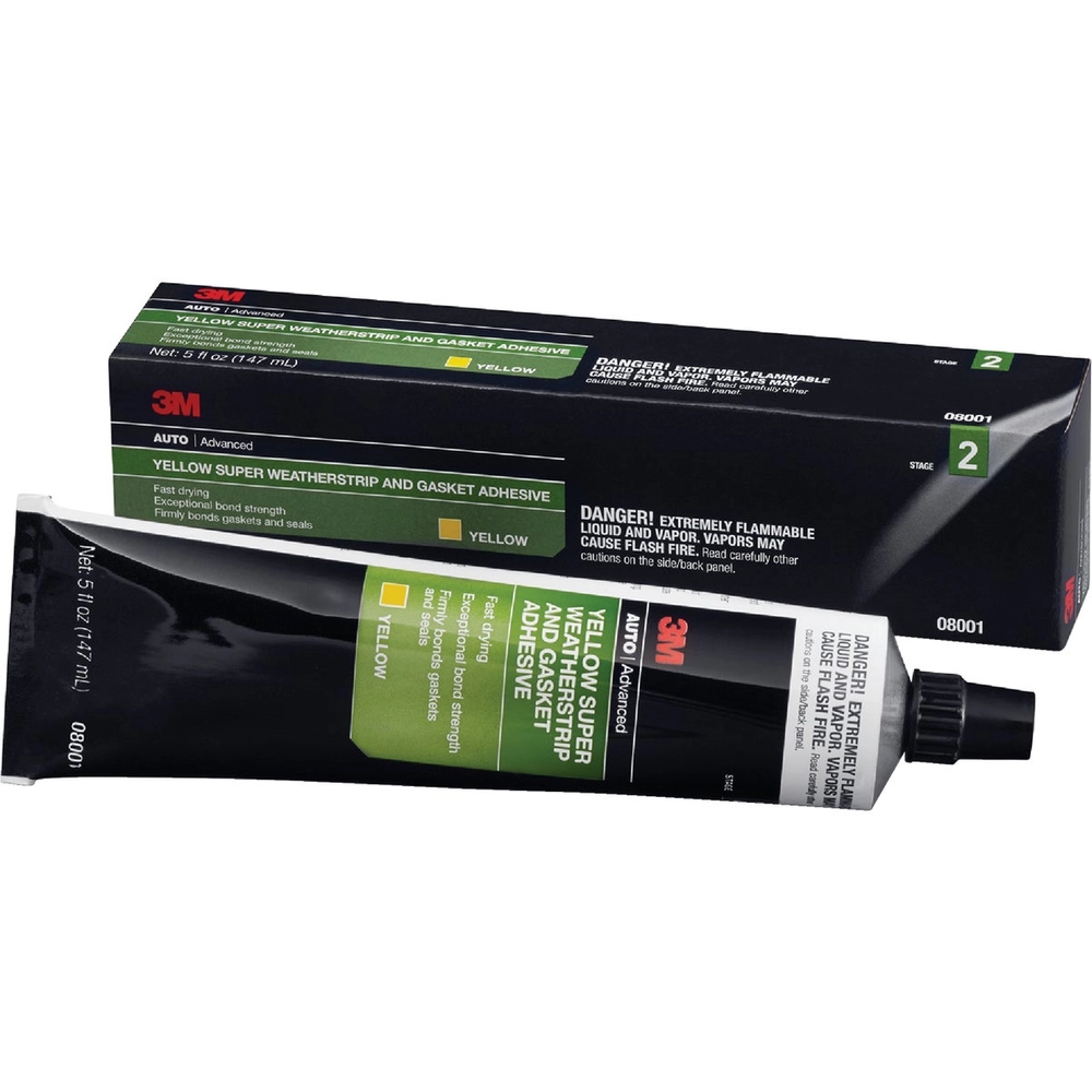 3M™ 5 Oz. Black Super Weatherstrip & Gasket Adhesive