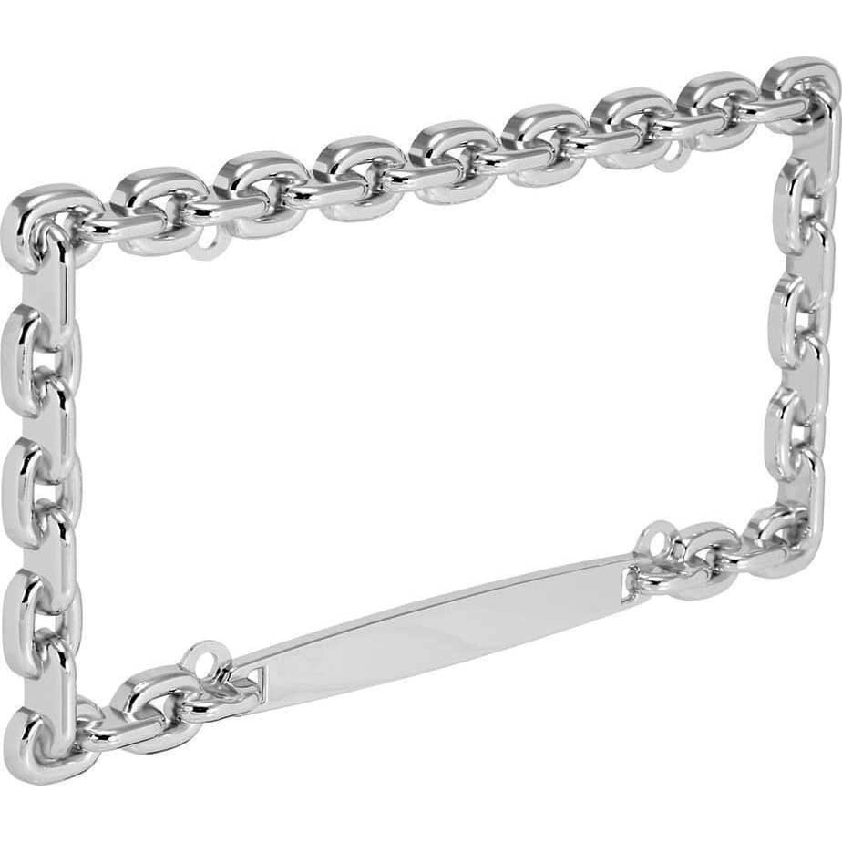 小物 Supreme Chain License Plate Frame Silver Supreme Chain