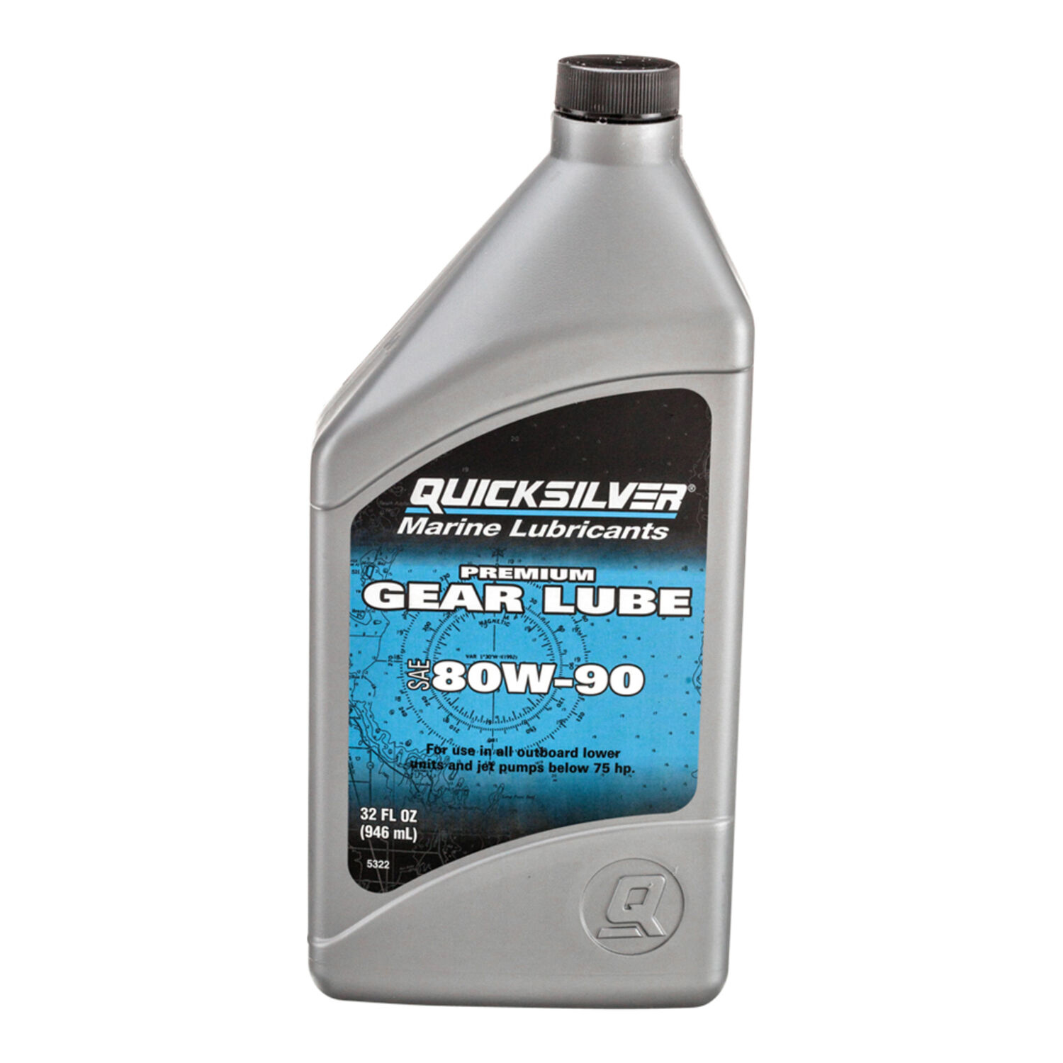 Quicksilver 80W-90 Premium Gear Lube - 32 oz