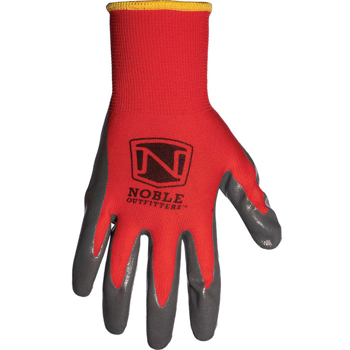 Noble Outfitters® Nitrile Dipped Glove 15-Pack - Red, S View 1 of 2