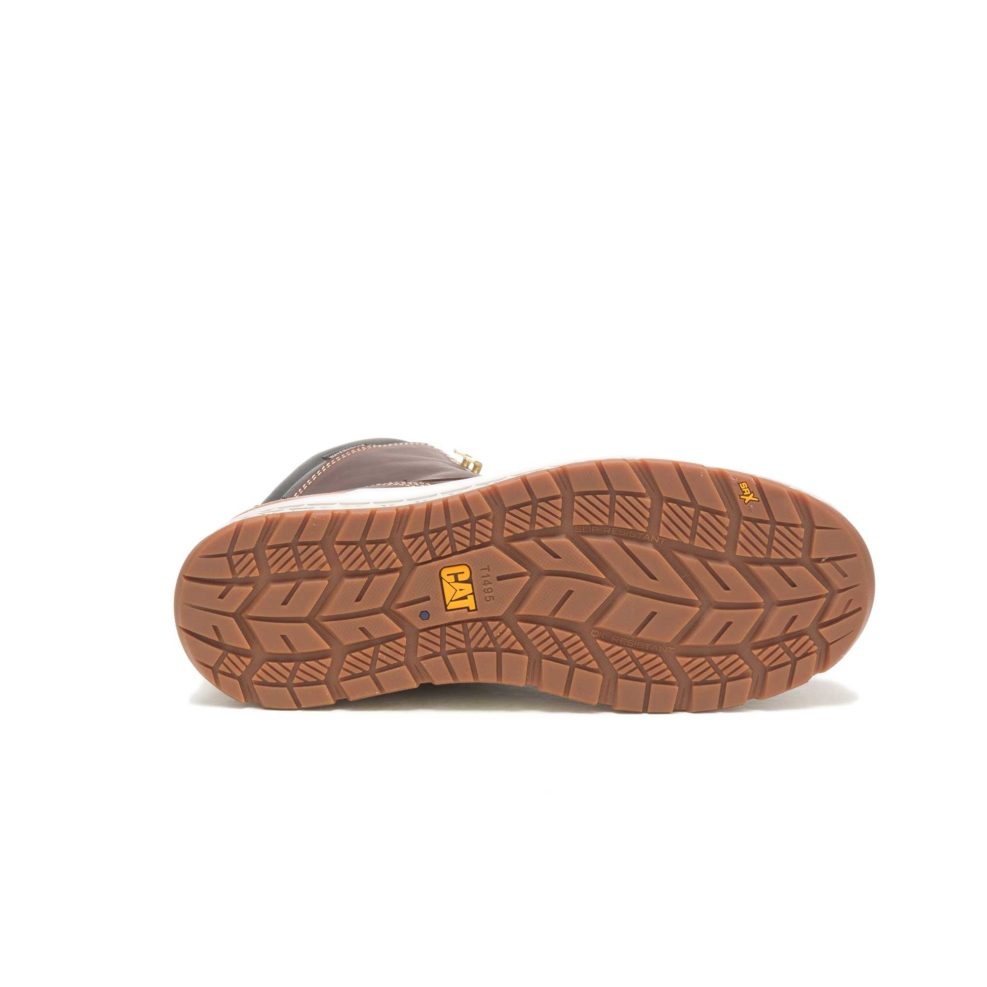 Cat Footwear Men's Impact Waterproof Composite-Toe Boot - Friar Brown, 9 View 2 of 3