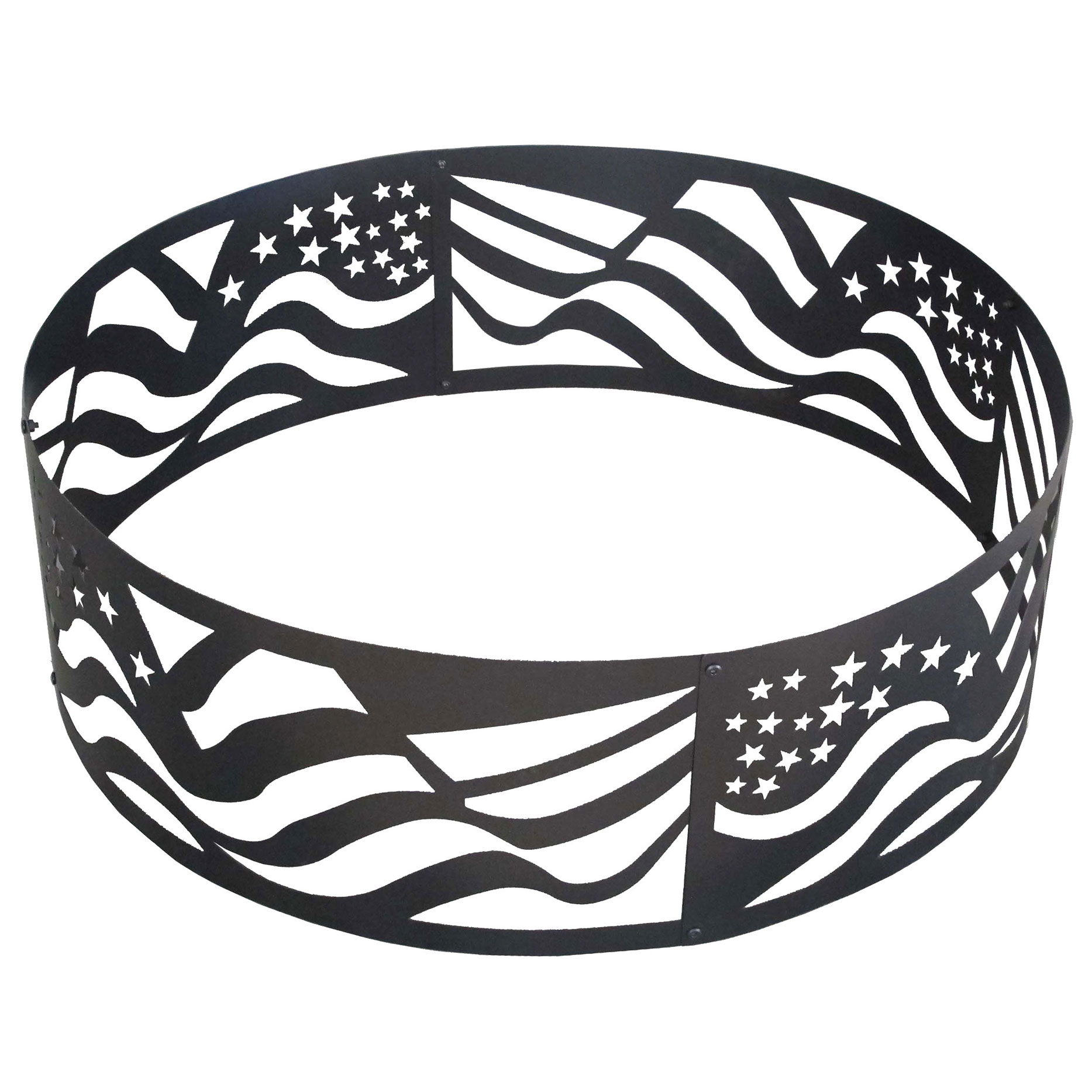 Backyard Expressions 36" Flag Design Fire Ring