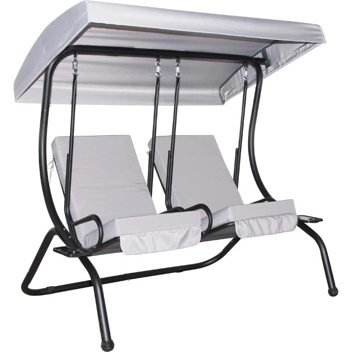 Backyard Expressions Two Person Independent Swing w/Canopy