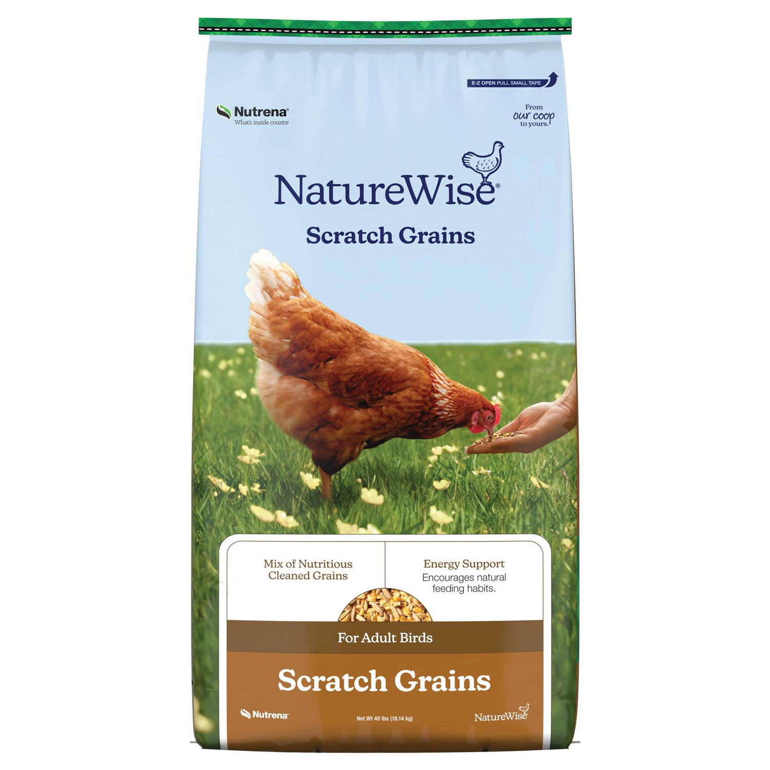 Nutrena NatureWise Scratch Grains, 40 lbs.