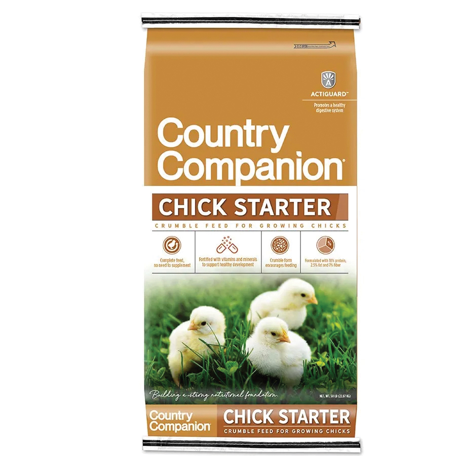 Country Companion Medicated Chick Starter, 50 lb.