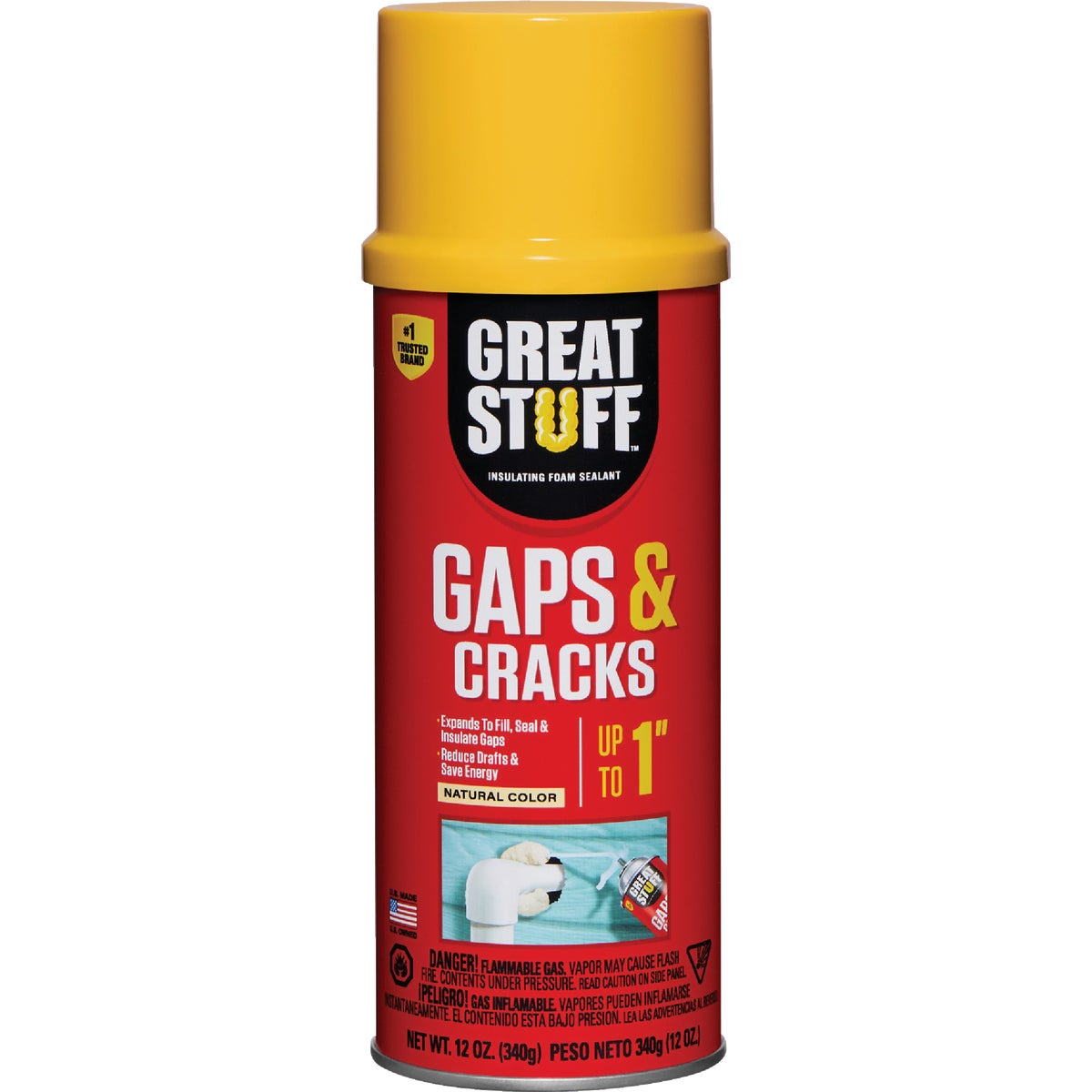 Great Stuff 12 Oz. Gaps & Cracks Foam Sealant