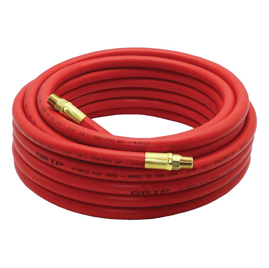 GRIP Tools 3/8” x 40’ Hybrid Air Hose