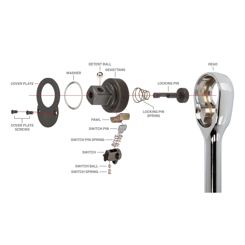 TEKTON® Quick-Release Ratchet, 18