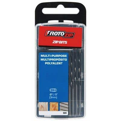 Rotozip Sabrecut 1/8 In. Multi-Purpose Bit (4-Pack) - 0000000890