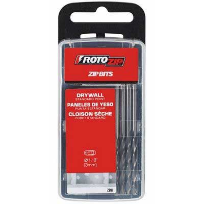 RotoZip Standard Point Drywall ZipBit - 8 Pack - 0000000890 - Runnings