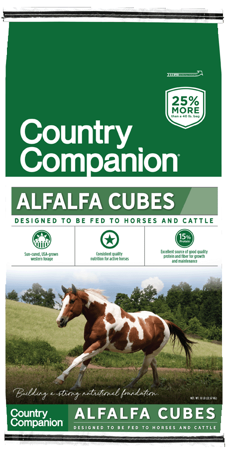 Country Companion Alfalfa Cubes, 50 lbs.