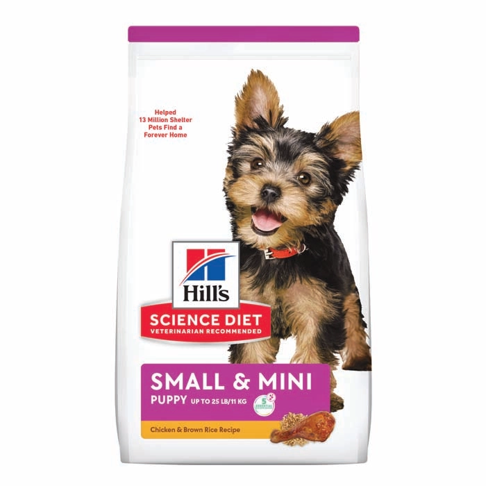 Hill's Science Diet Puppy Small Mini Chicken Brown Rice Recipe