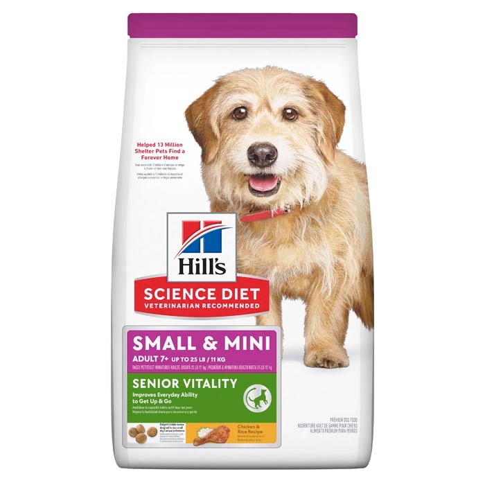 Hill's Science Diet Senior 7+ Senior Vitality Small & Mini Chicken