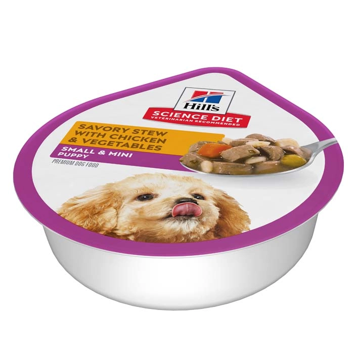 Hill's Science Diet Puppy Small Mini Canned Dog Food, Savory - Main Image
