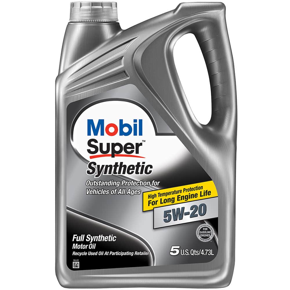 Mobil Super™ Synthetic 5W-20 Motor Oil, 5 qt. - 0000002839 - Runnings