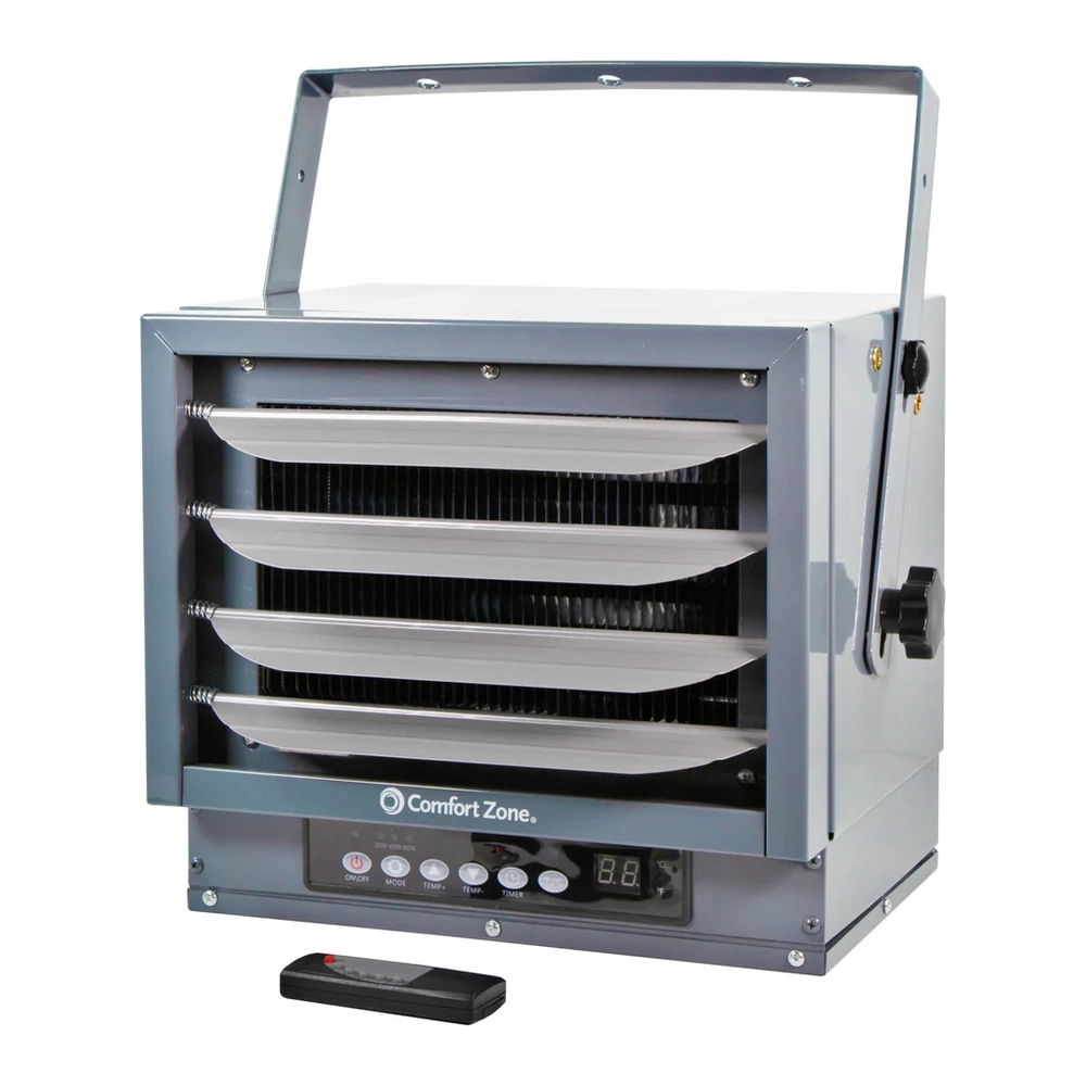 Comfort Zone Ceiling Mount Garage Heater Shelly Lighting