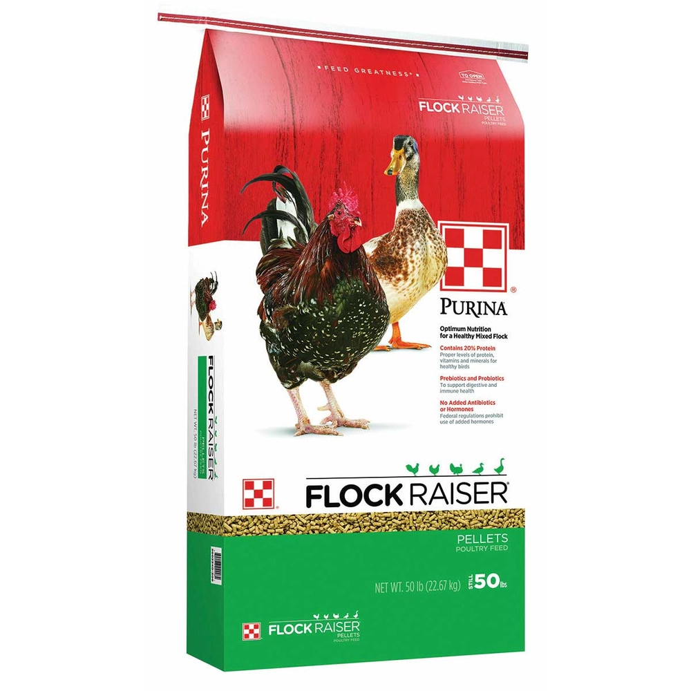 Purina® Mills® Flock Raiser™ Sun Fresh Recipe Poultry Feed, 50  Pellets