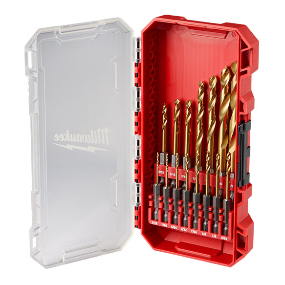 Milwaukee SHOCKWAVE 15-Piece Impact Duty Titanium Hex Shank Drill