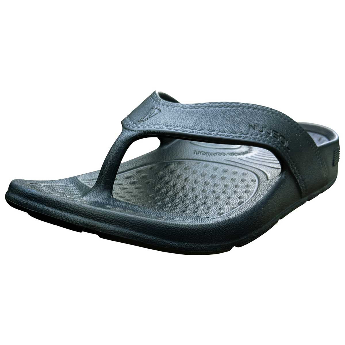NuuSol Cascade Flip Flop - Eclipse Black, Women's 7 / Men's 6 M