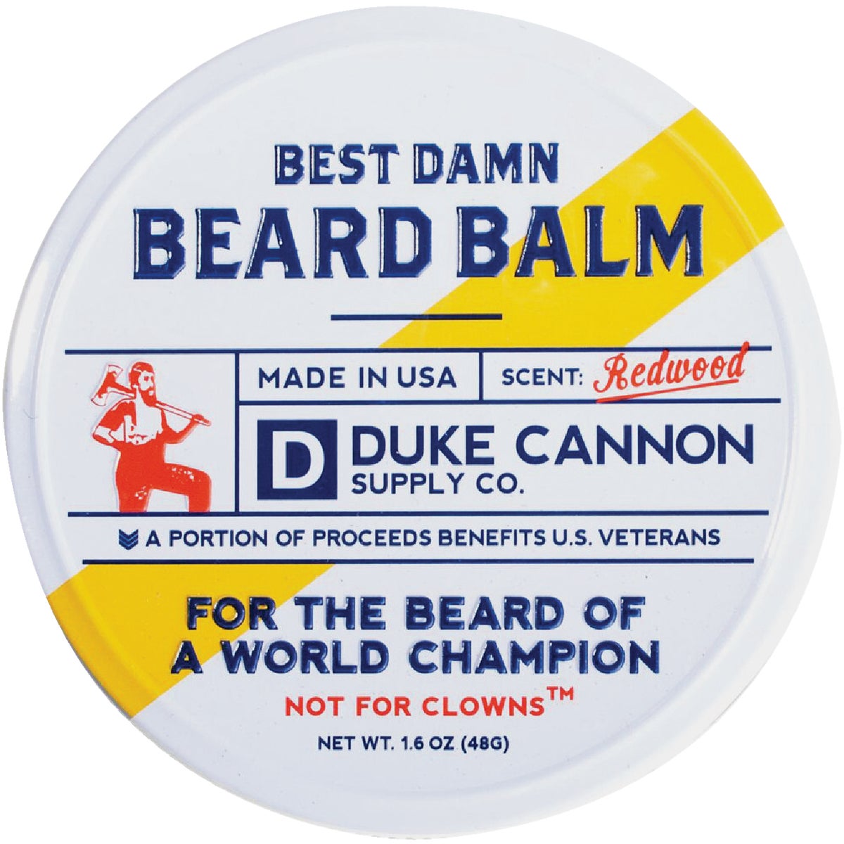 Duke Cannon 1.6 Oz. Redwood Best Damn Beard Balm