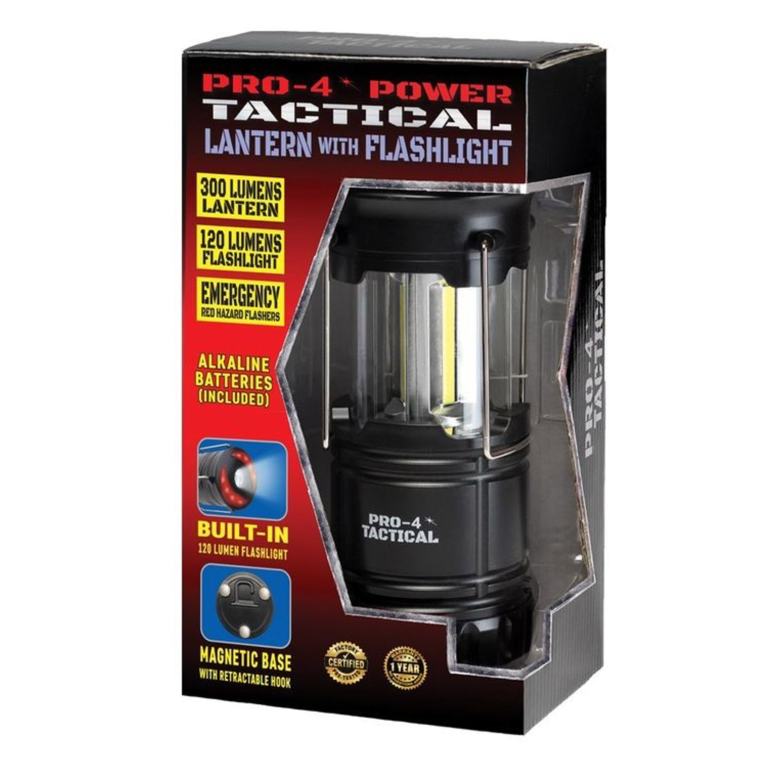 Pro-4 Tactical Lantern with Pop-Up Fan - 0000007031 - Runnings