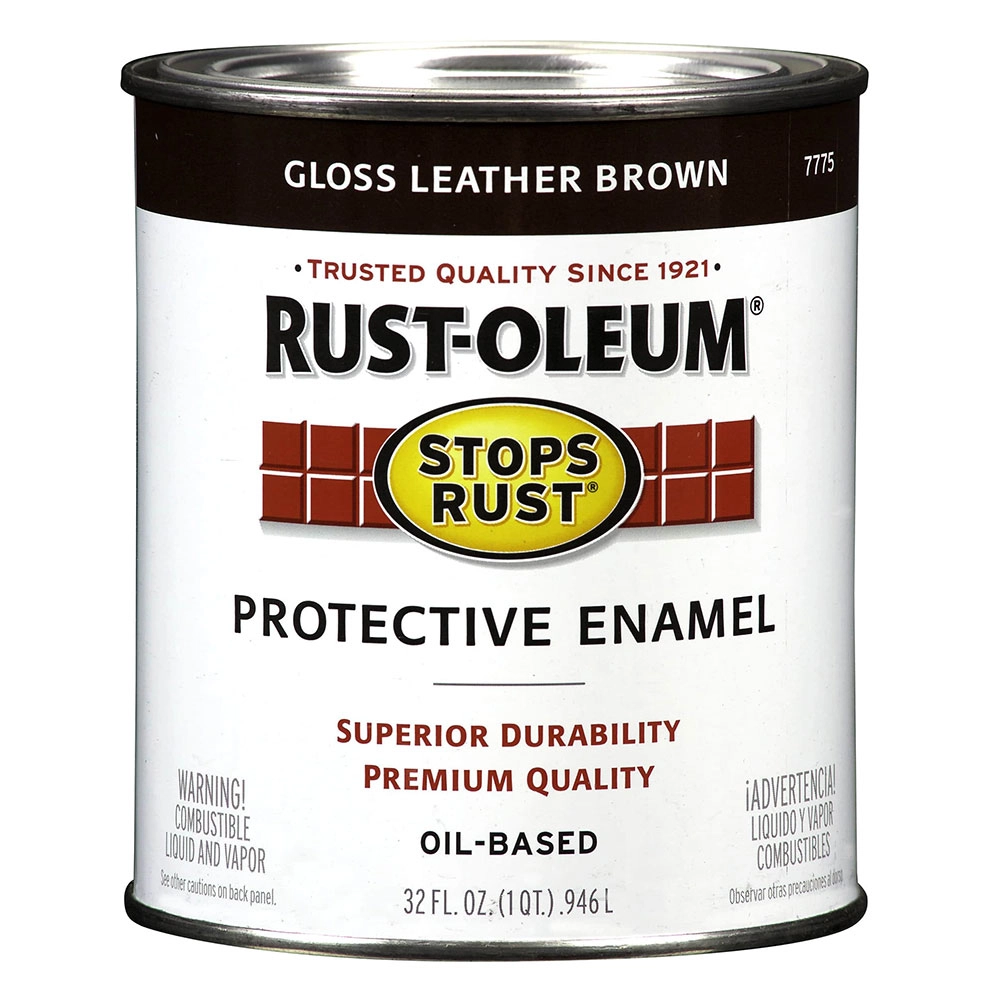 Rust-Oleum® Stops Rust® Protective Enamel Gloss Leather Brown,