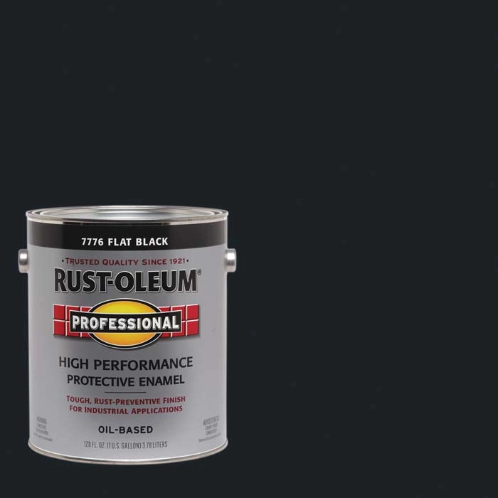 Rust-Oleum® Professional Oil-Based Flat VOC Formula Rust Control Enamel,  Black,