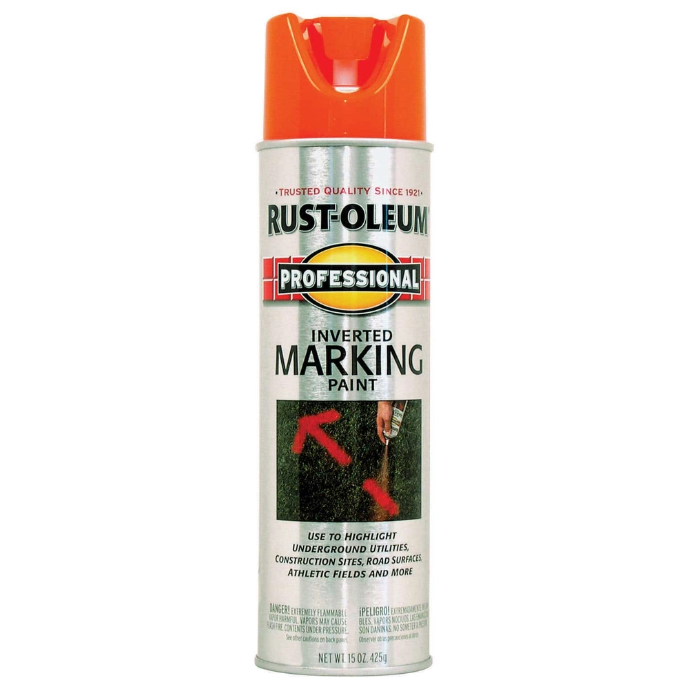 Rust-Oleum® Professional Inverted Marking Paint Spray, 15 oz