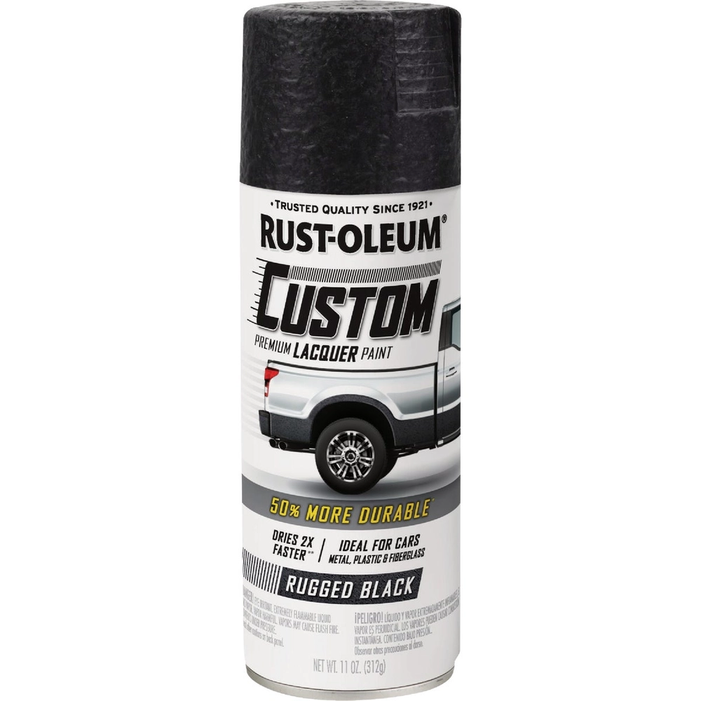 Rust-Oleum® Automotive Premium Custom Lacquer, 11 Rugged Black
