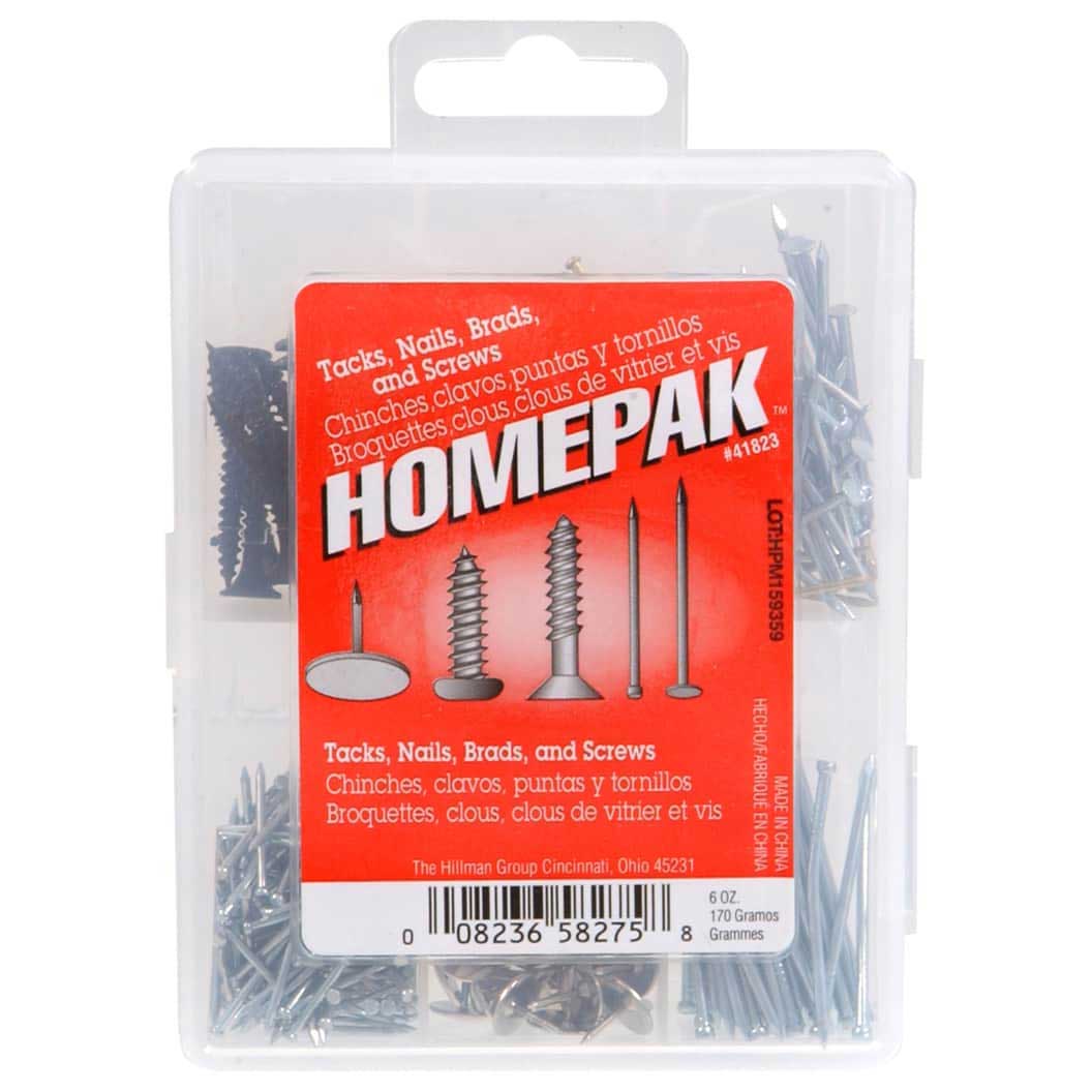 The Hillman™ Group Tacks, Nails and Brads Assortment