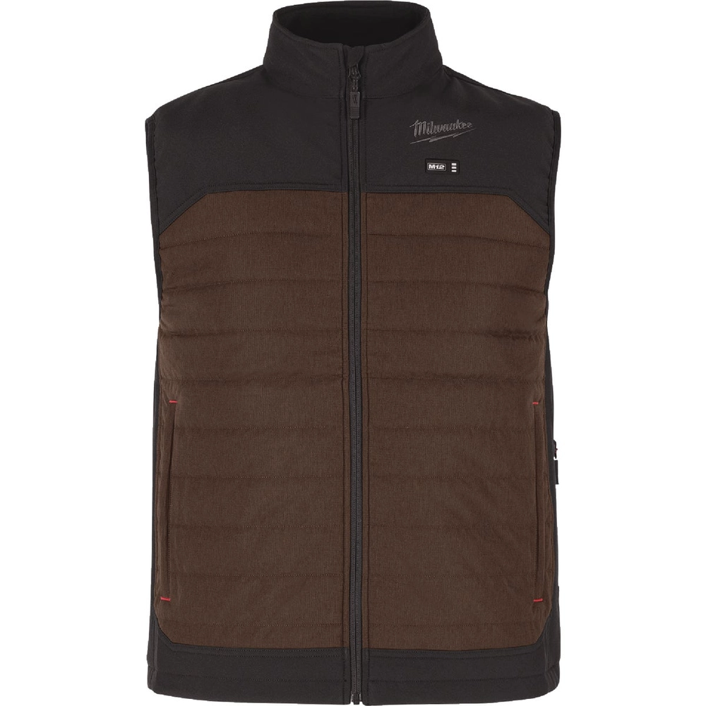 Milwaukee M12 Axis Men's XL Brown Heated Vest 0000007547 Runnings