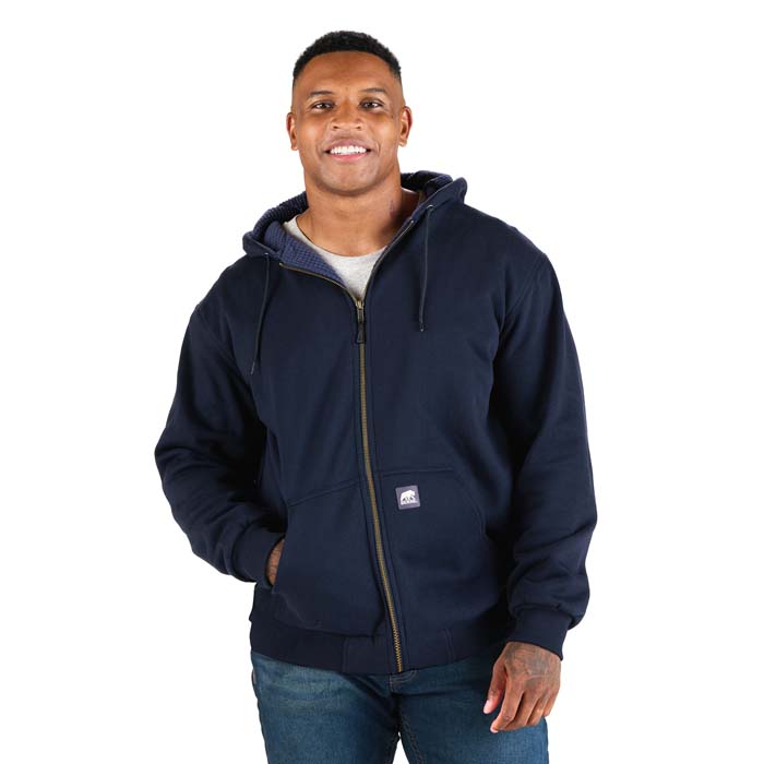 Berne® Heritage Grid Fleece-Lined Full-Zip Hooded Sweatshirt