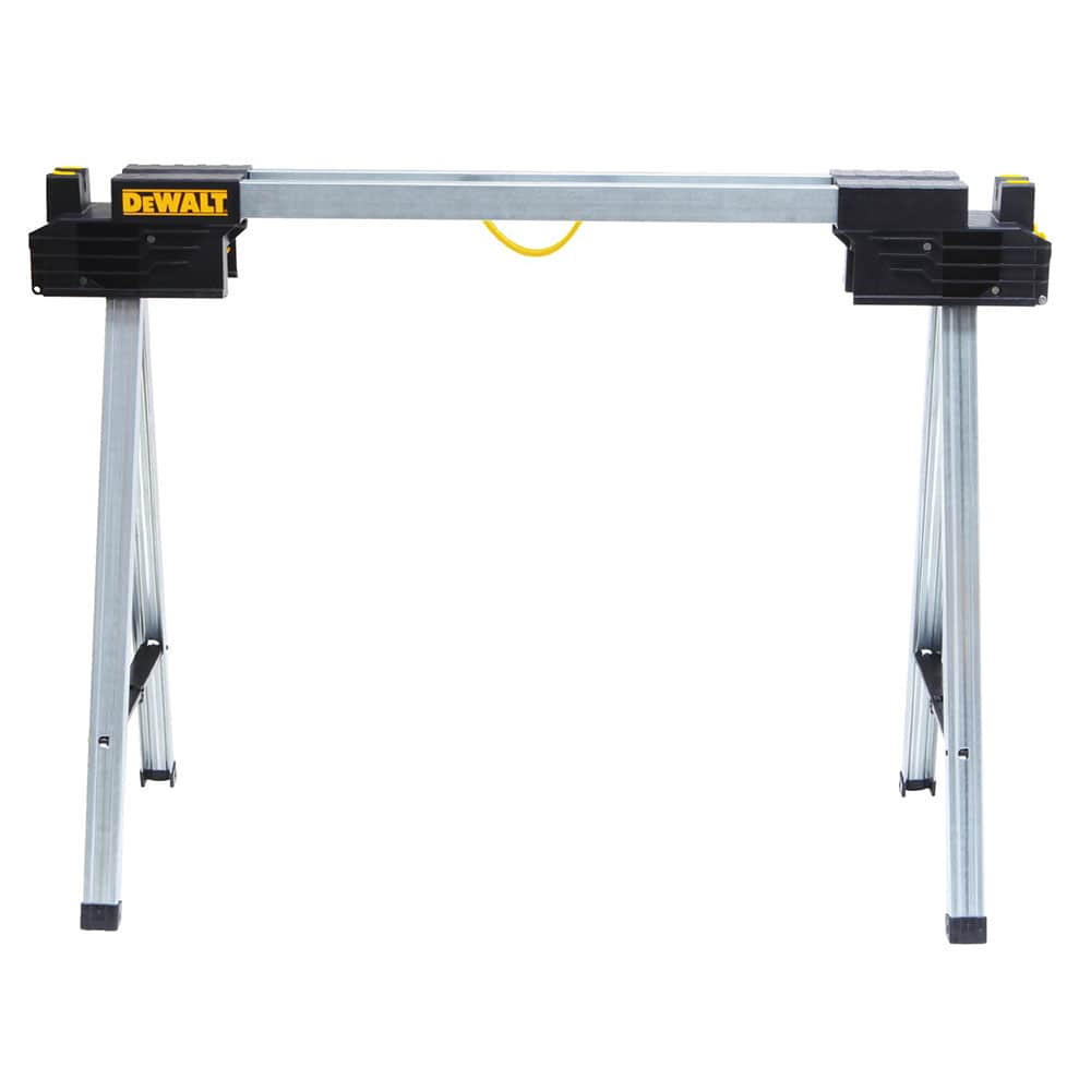 DEWALT 32 In. L Metal Folding Sawhorse, 2000 Lb. Capacity View 1 of 6