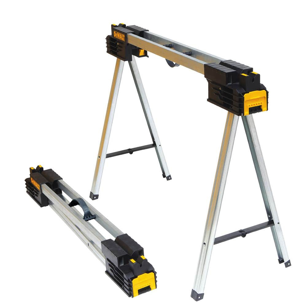 DEWALT 32 In. L Metal Folding Sawhorse, 2000 Lb. Capacity View 3 of 6