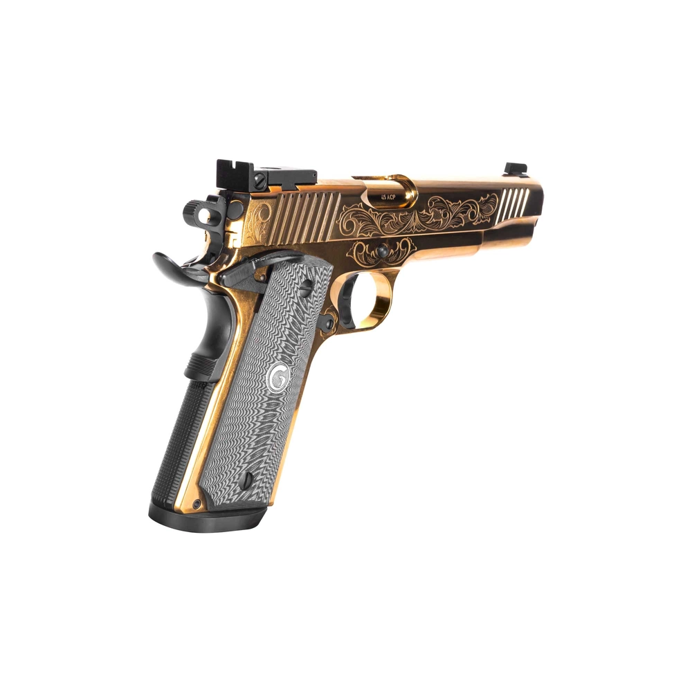 EAA Corp. MC1911 Gold Lux 45ACP Pistol, 5
