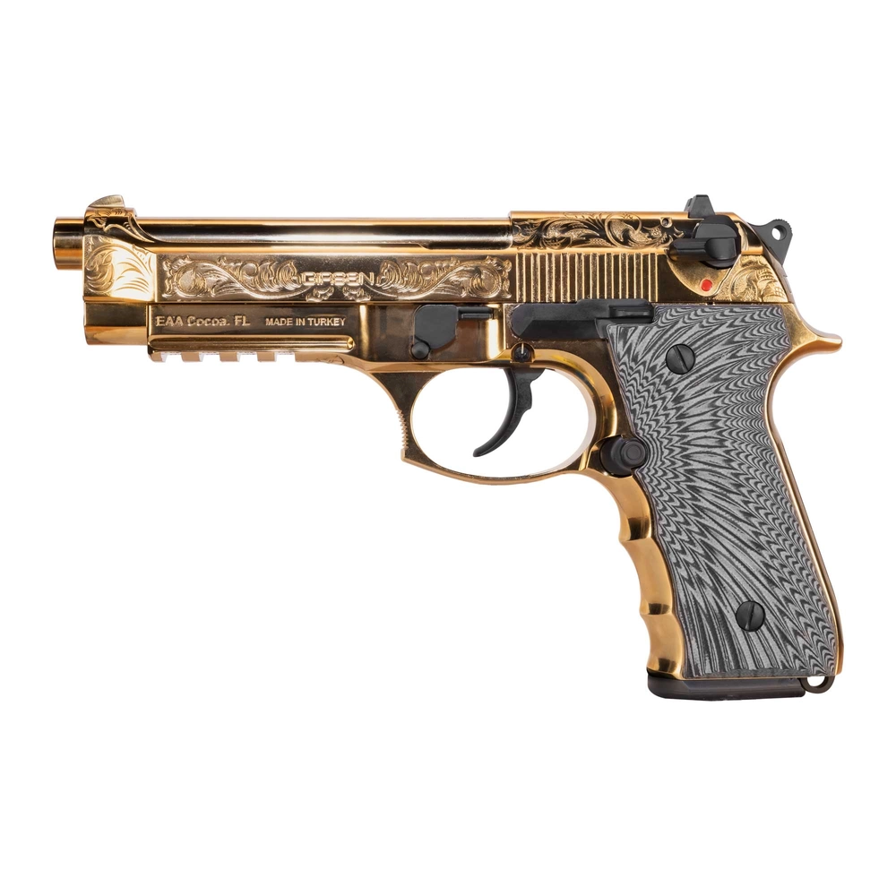 EAA Corp. MC1911 Gold Lux 45ACP Pistol, 5