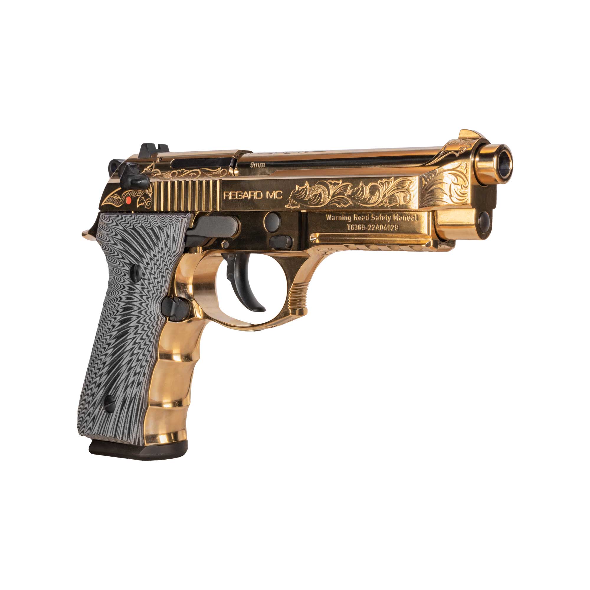 EAA Corp. Regard MC Gold Deluxe 9mm Pistol, 4.9