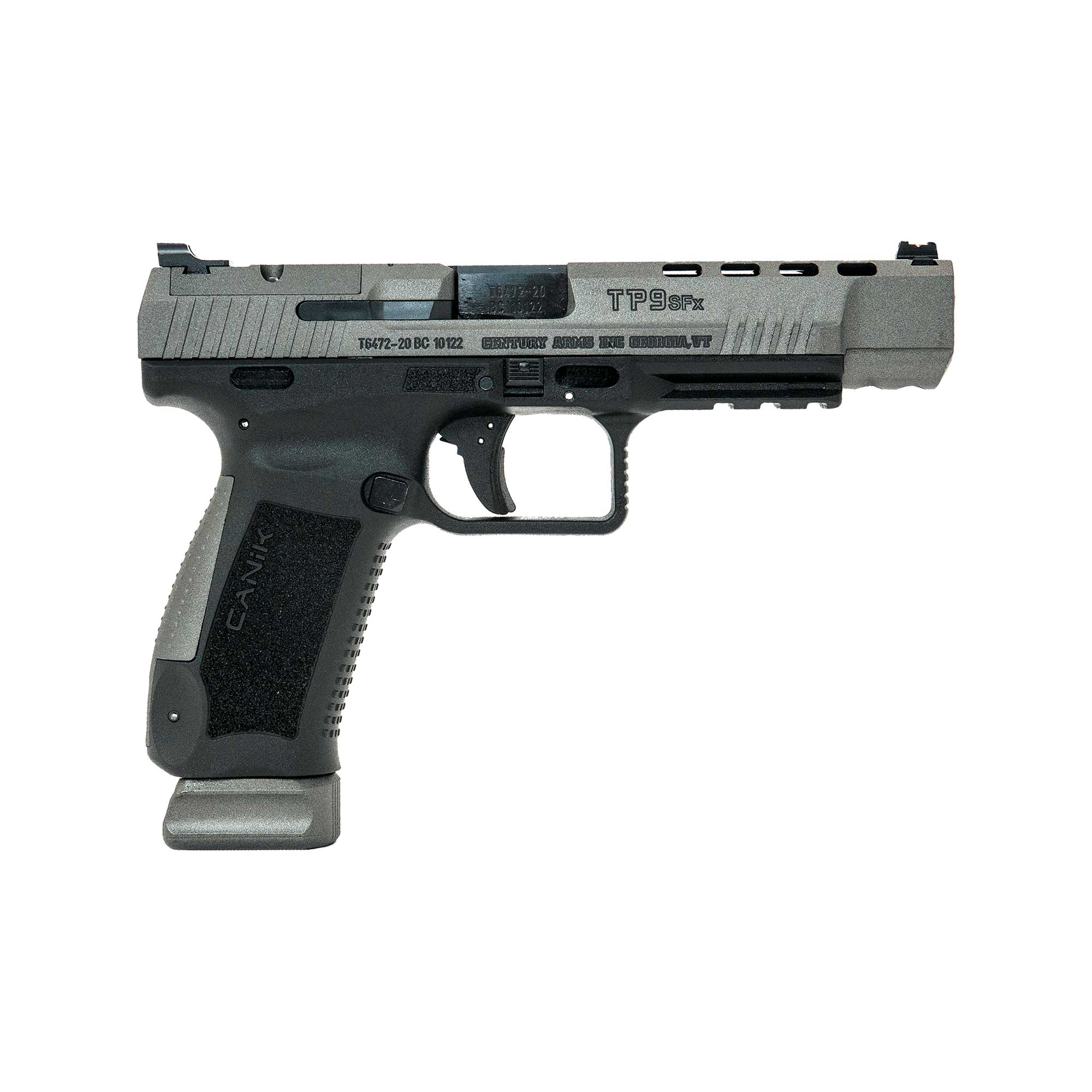 Canik TP9SFX 9MM Pistol - Tungsten, 20 Round - 0000007947 - Runnings