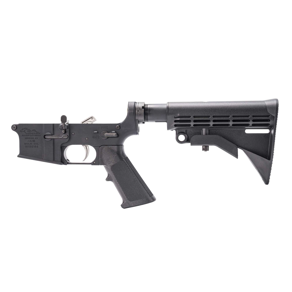 Anderson Manufacturing AM-15 Assembled M4 Lower Receiver, Black