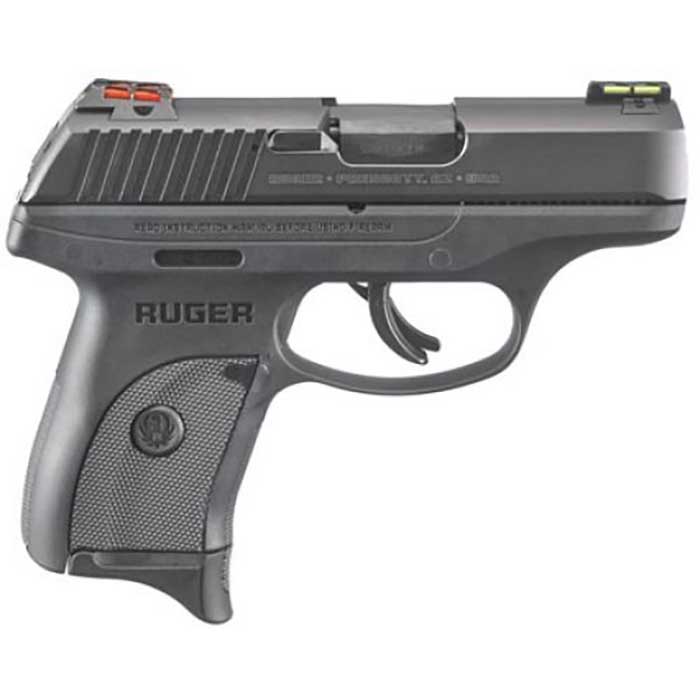 Ruger® LC9s Pistol with Hi-Viz Fiber Optic Sights - Black, 9mm - Runnings
