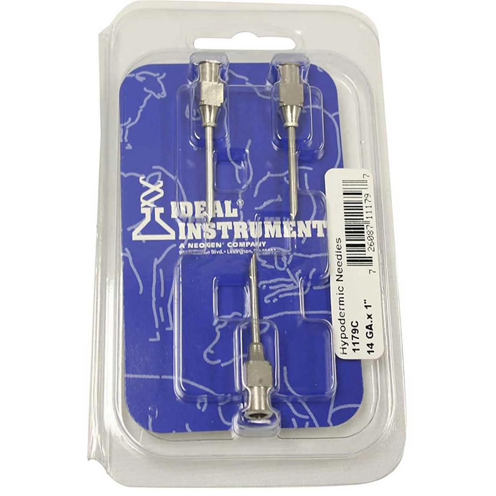 Ideal® Instruments Stainless Steel Needles, 14G x 1