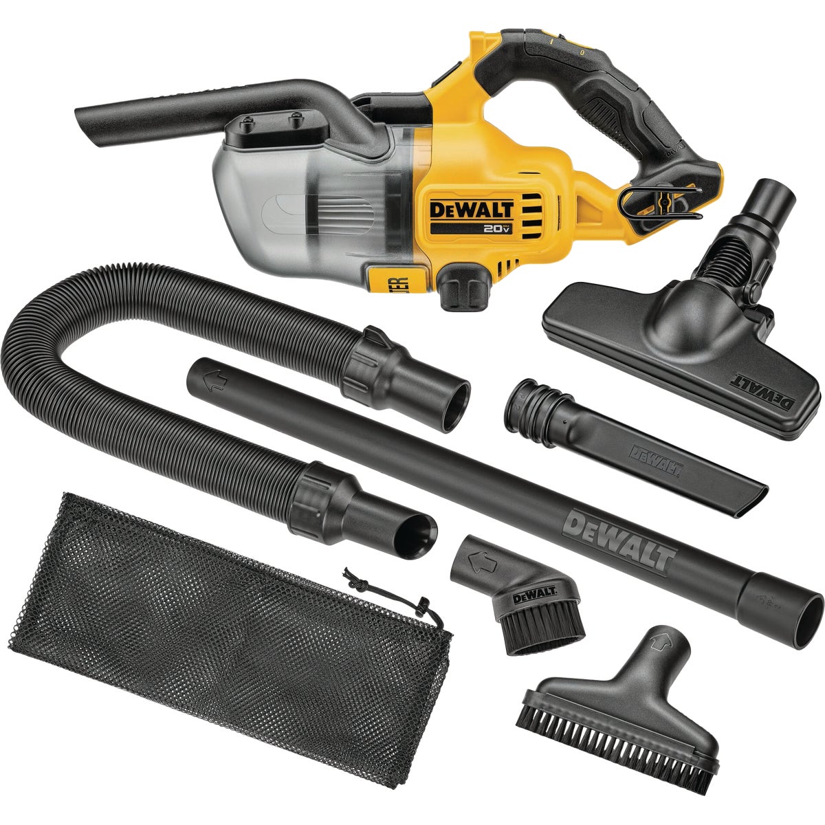 DEWALT 20V MAX コードレスハンディクリーナー 本体 DEWALT 20V MAX Cordless Dry Hand Vacuum (Tool Only) - 0000000081
